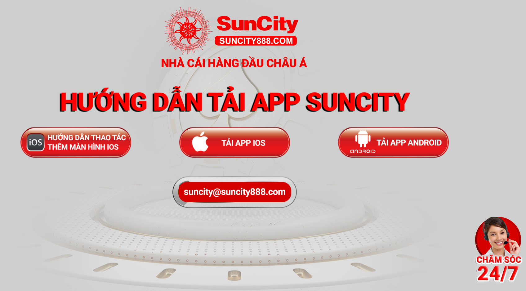 SUNCITY mobile app hỗ trợ trên mọi thiết bị di động, đơn giản, dễ thực hiện