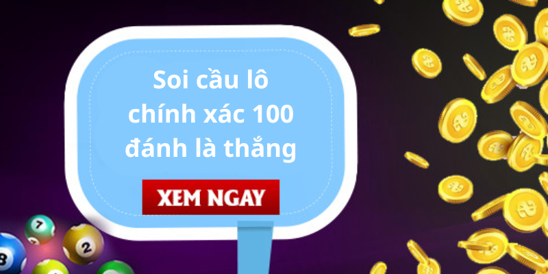 Soi cầu lô chính xác 100 đánh là thắng tại soicau247 – Chiến Lược Thắng Lợi Cho Người Chơi